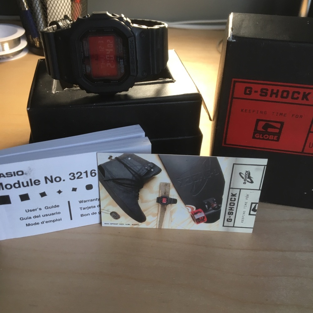 Casio G shock x Globe Watch